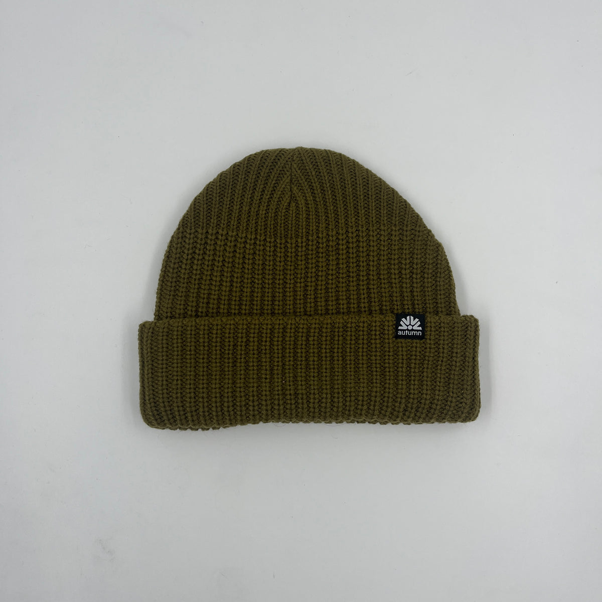 Ribbed Knit Beanie (Fir)