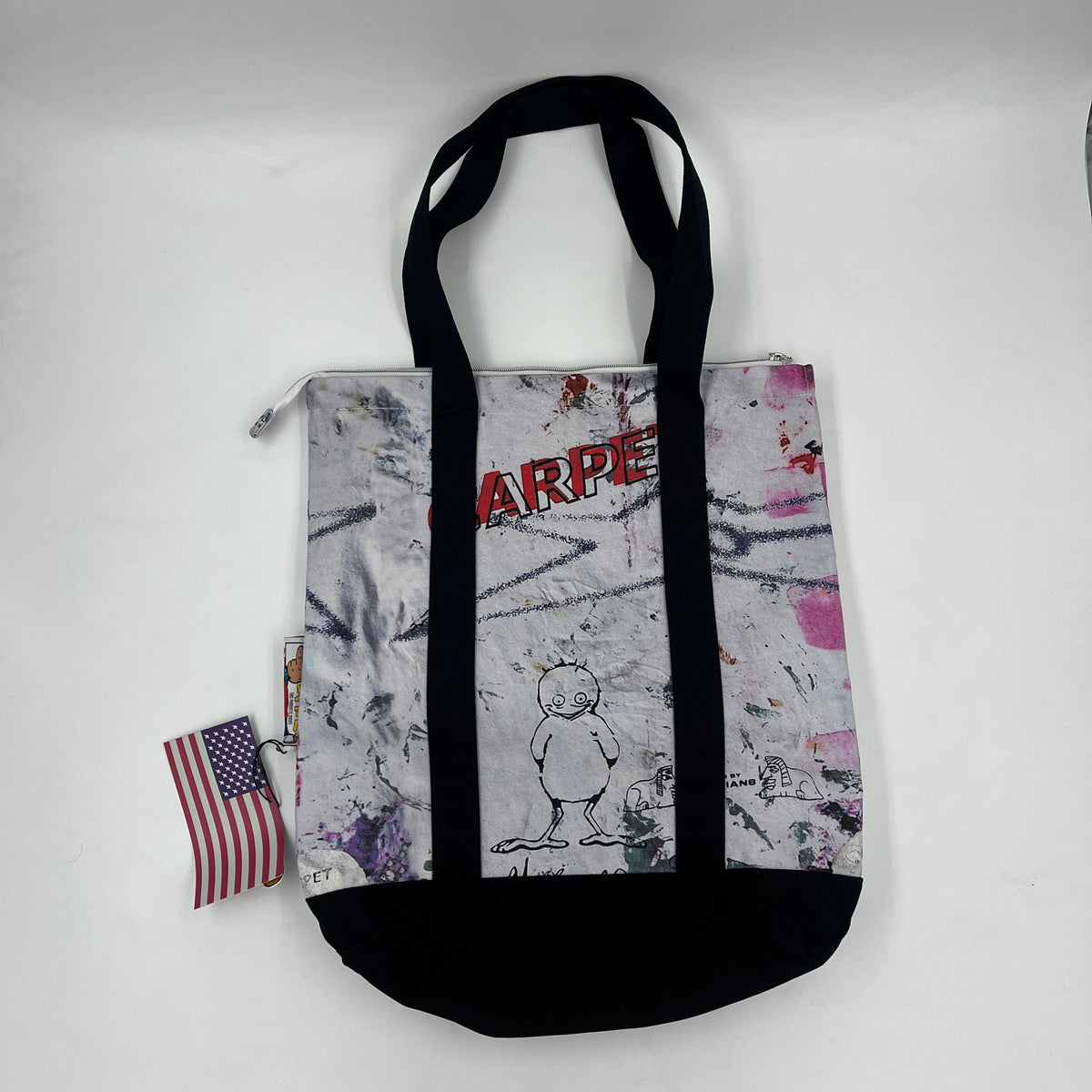 Rag Canvas Tote (White)