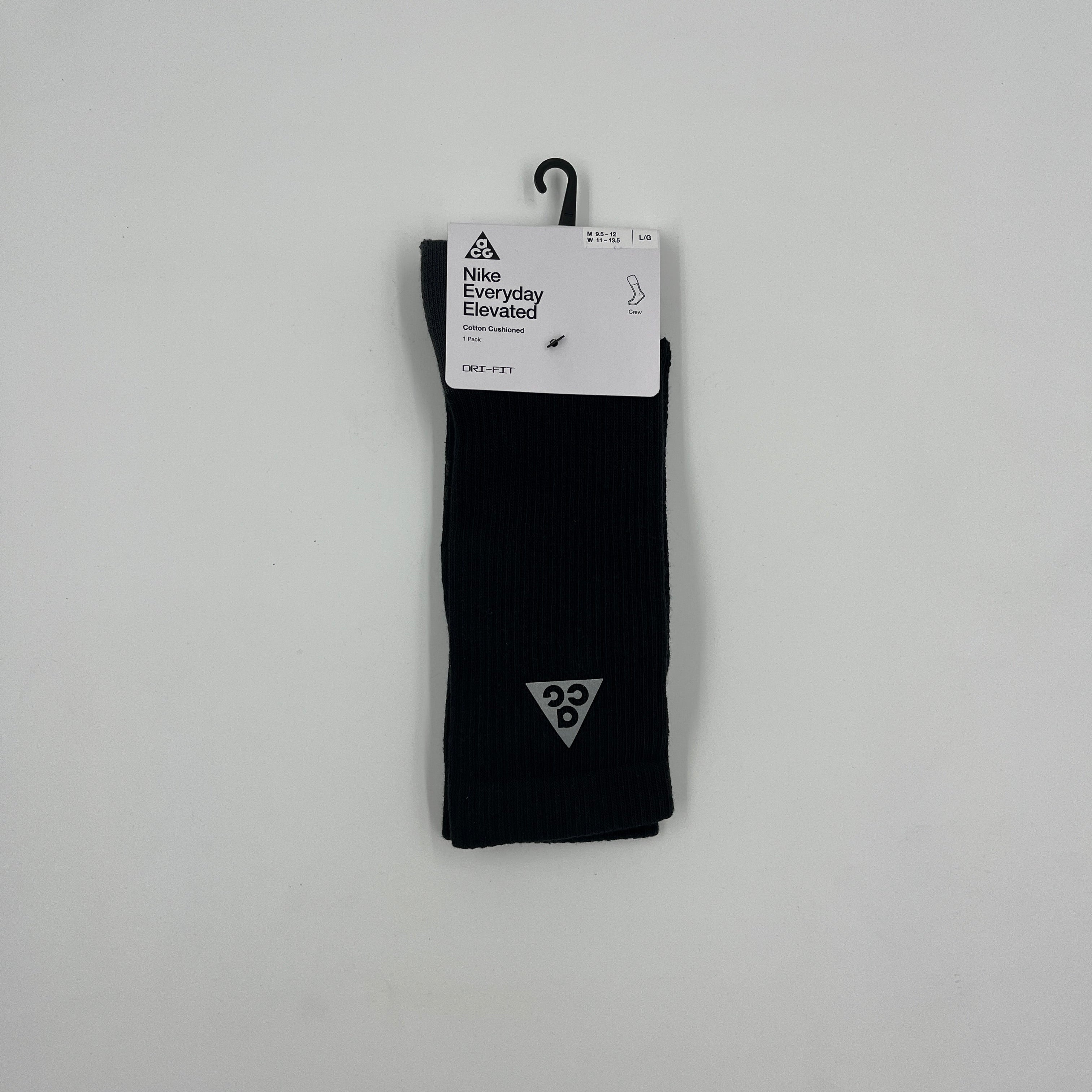 Everyday Elevated Crew Socks (Black)