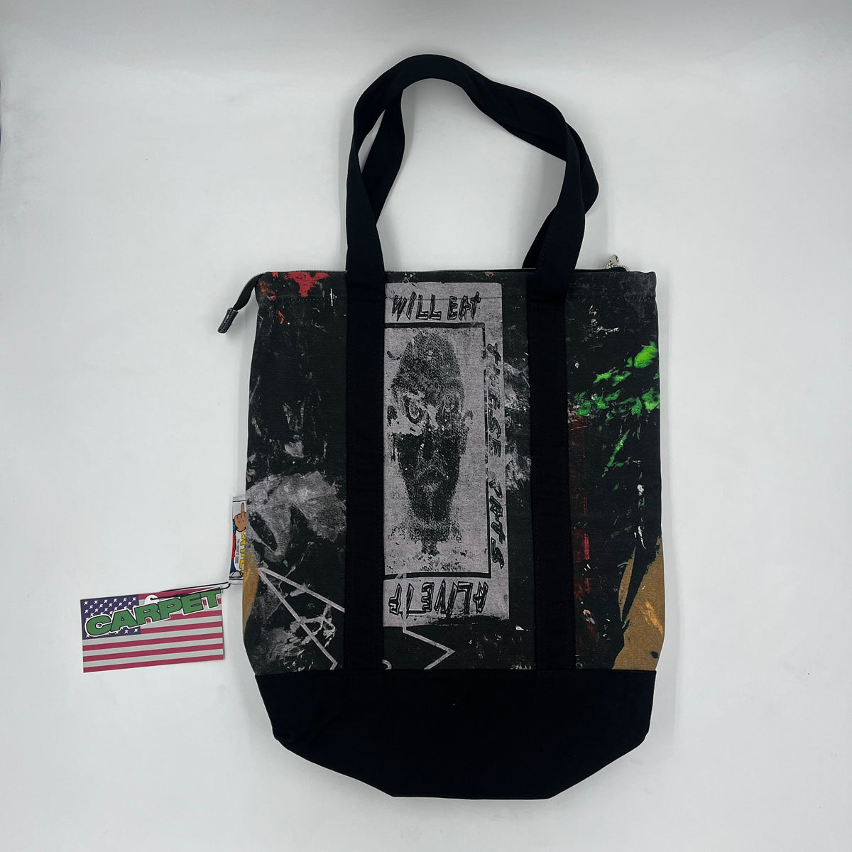 Rag Canvas Tote(Black)