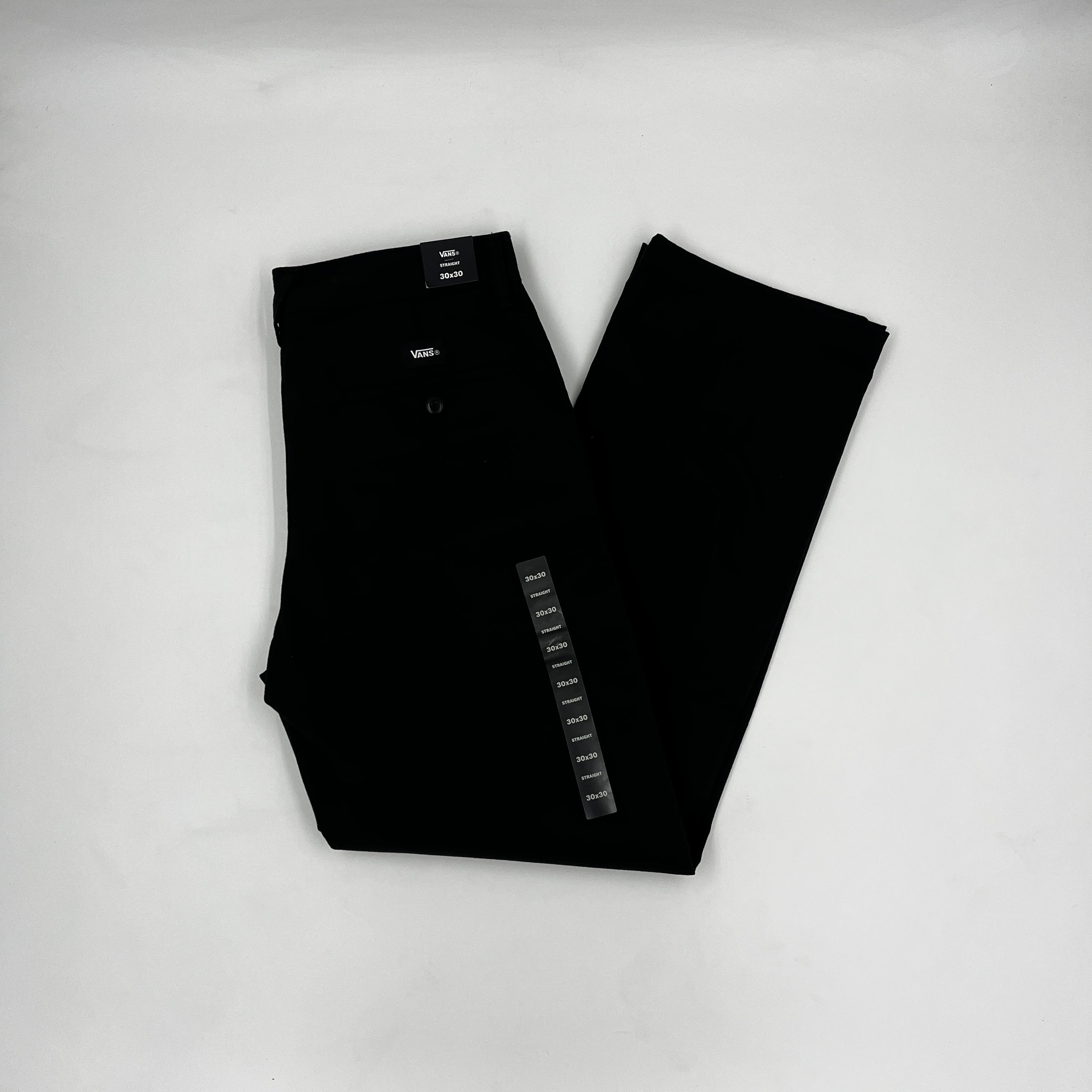 Authentic Chino Straight Leg Pants (Black)