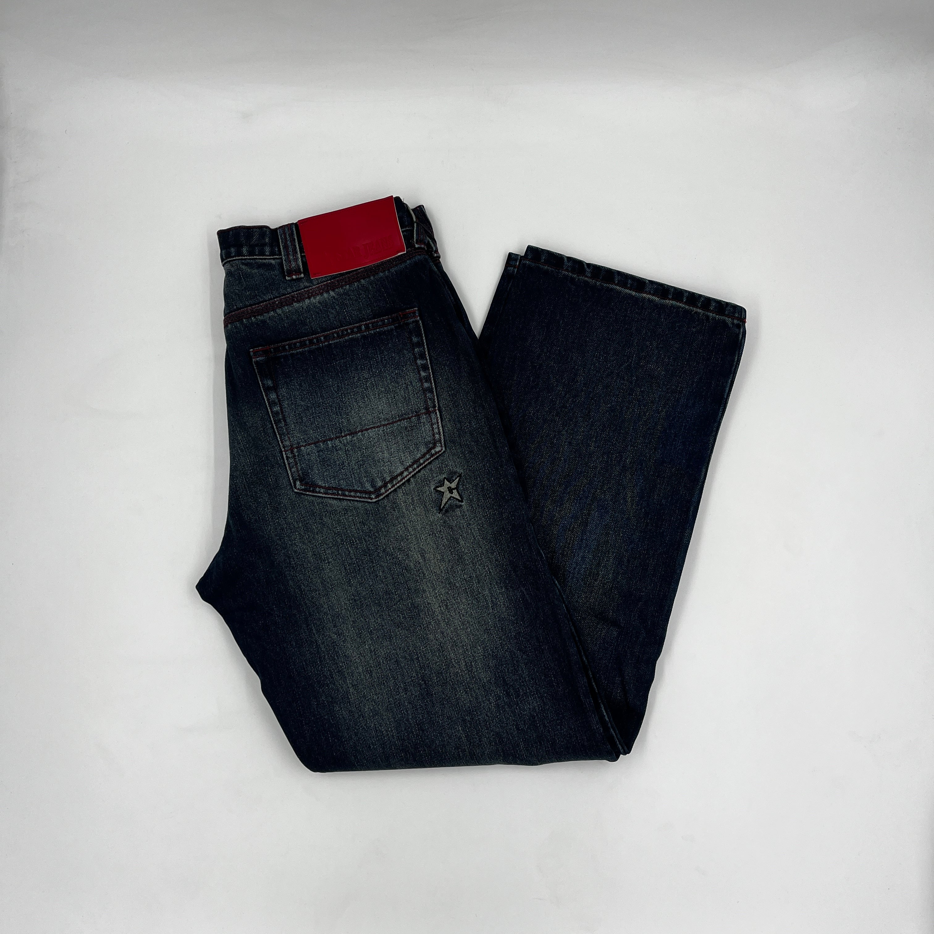 Aged C-Star Jeans (Blue)