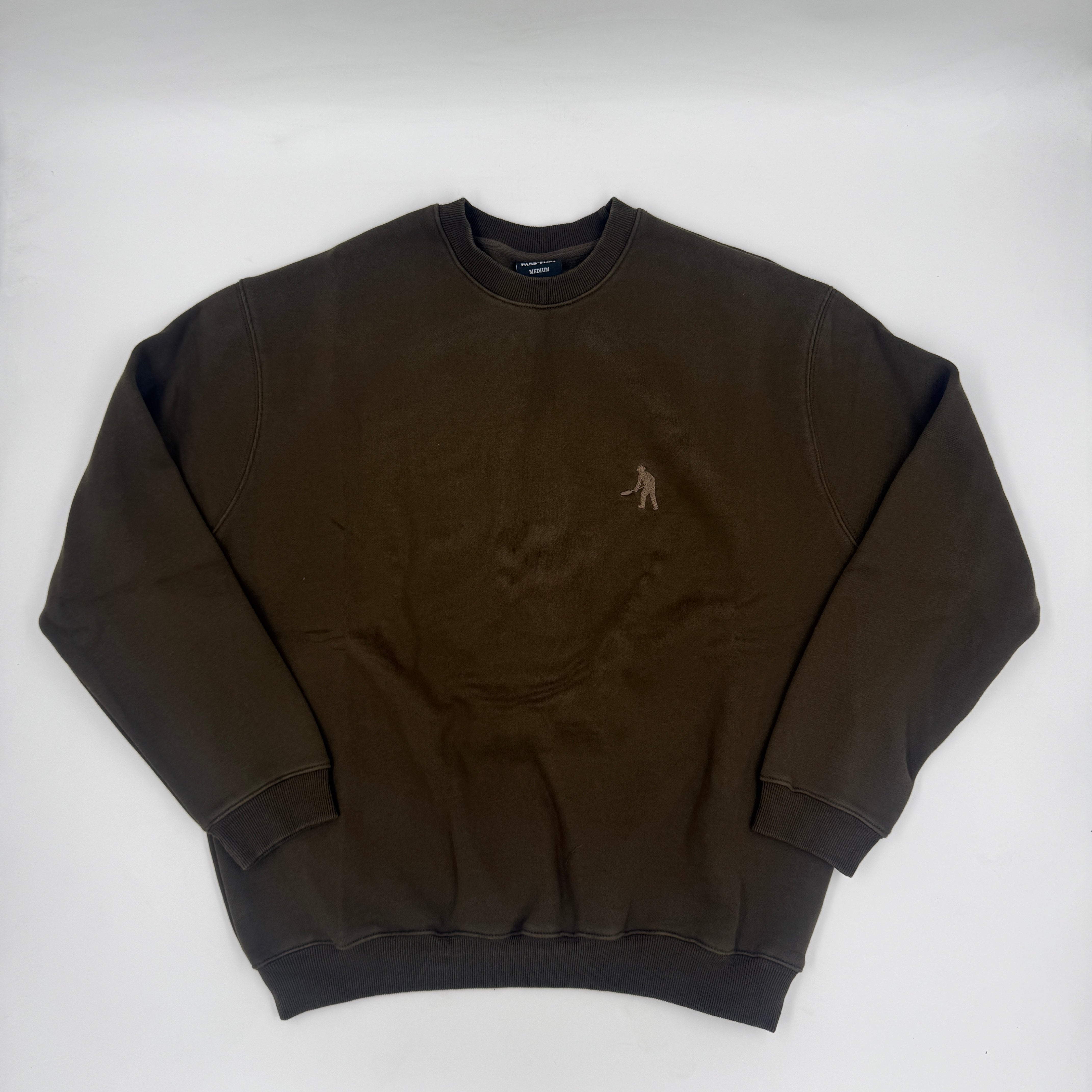 Solid Workers Sweater (Dark Olive)