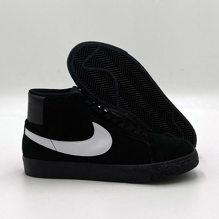 Blazer Mid (Black/White/Black)