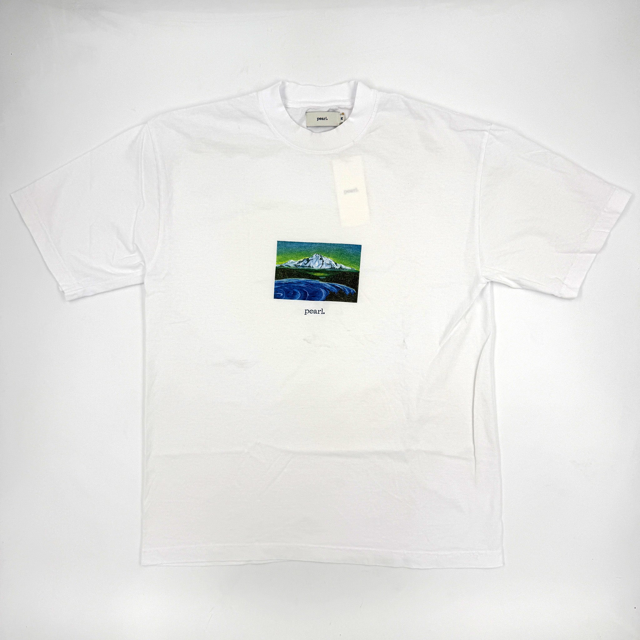 Mt Rainier Tee (White)