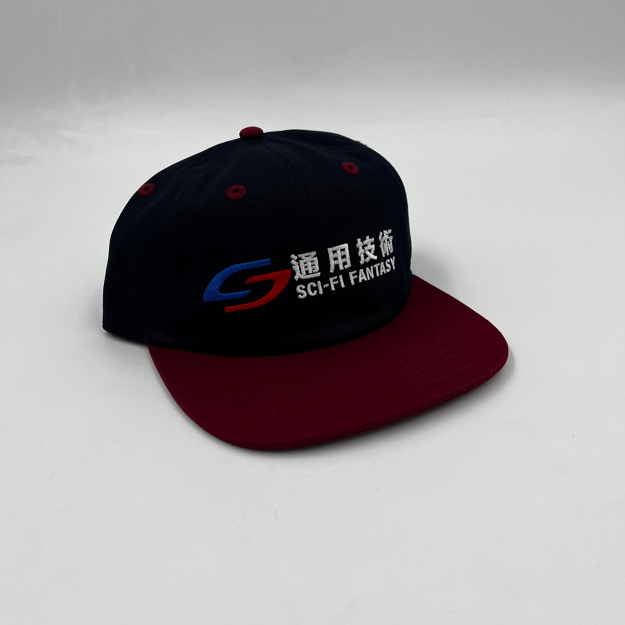 Transit Hat (Navy/Deep Red)