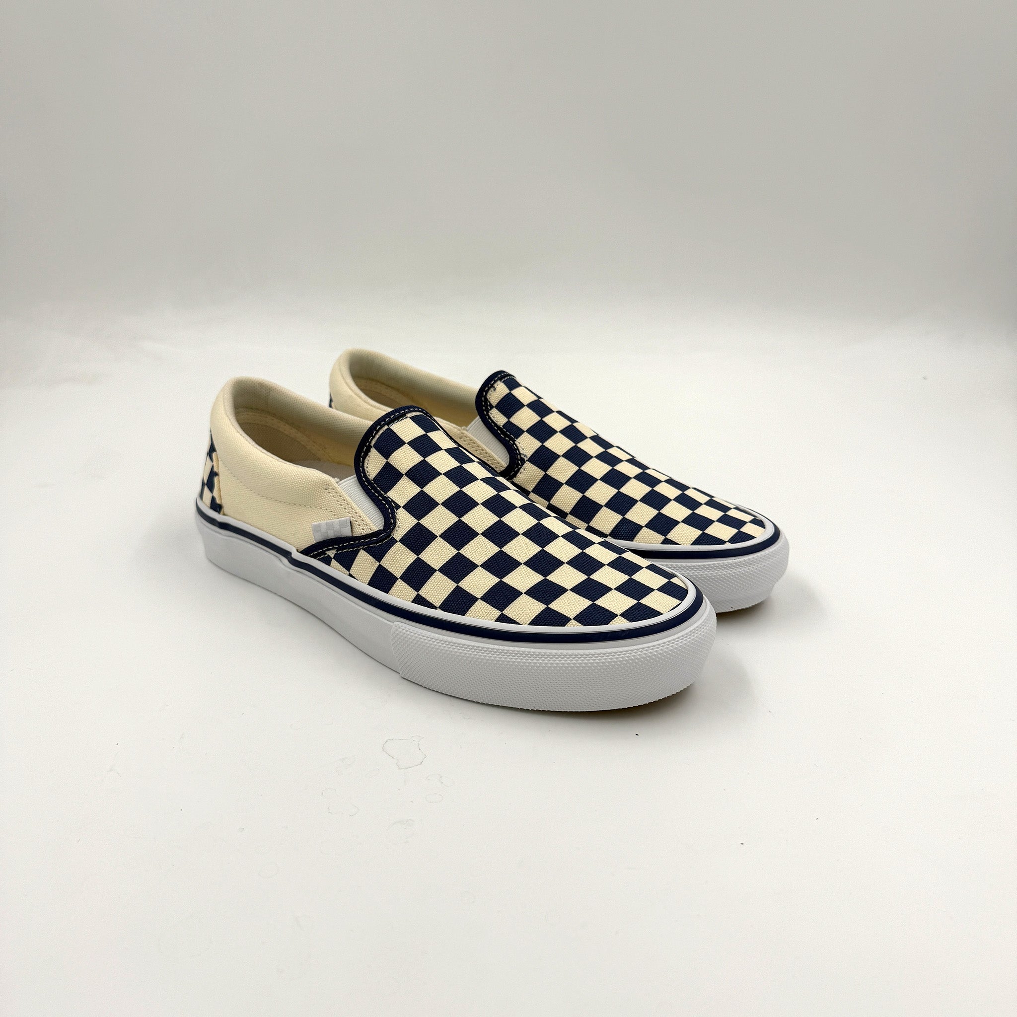 Skate Slip-On (Blue Checkerboard)