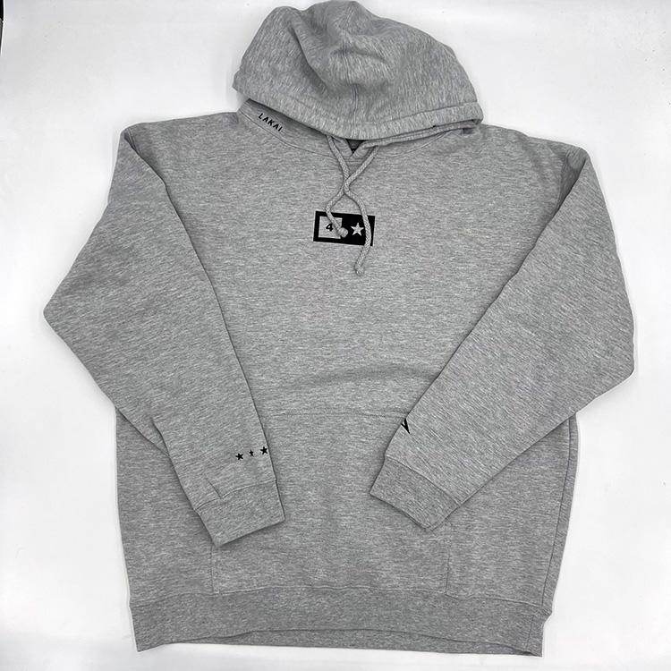 Bar Logo Hoodie (Heather Grey)