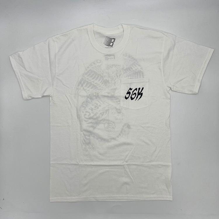 Tiger Pocket Tee (White)