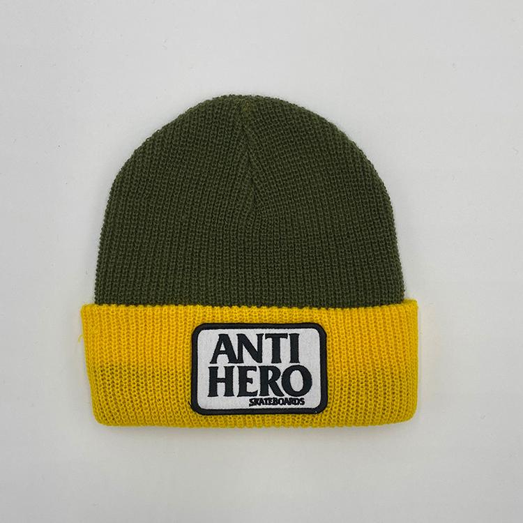Reserve Patch Beanie (Olive/Yellow)