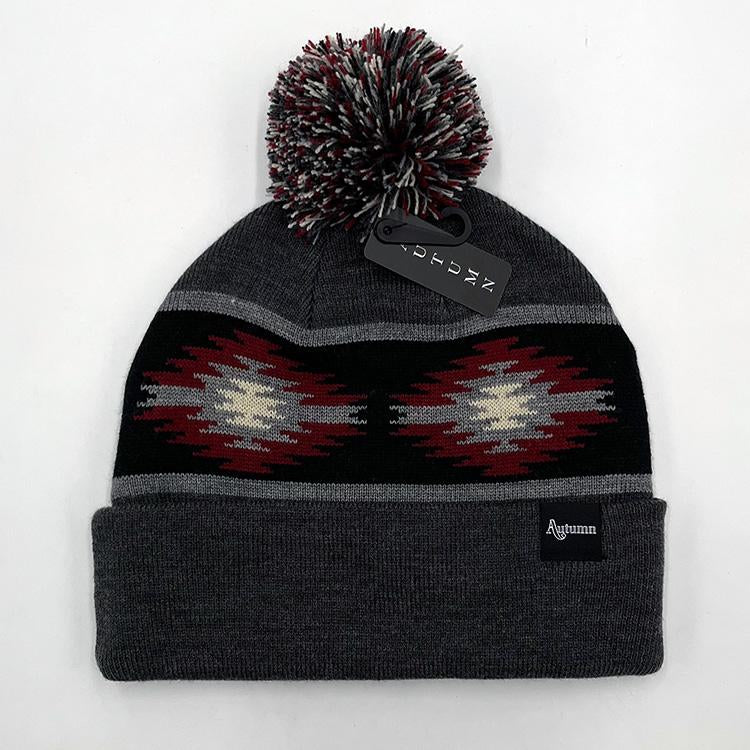 Blanket Pom Beanie (Charcoal)