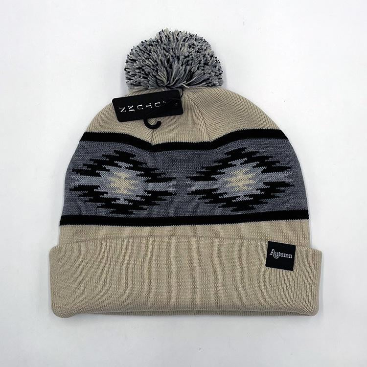 Blanket Pom Beanie (Natural)