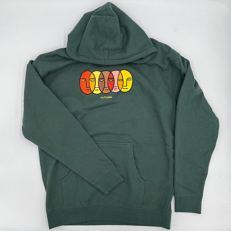 Faces Hood (Forest Green)