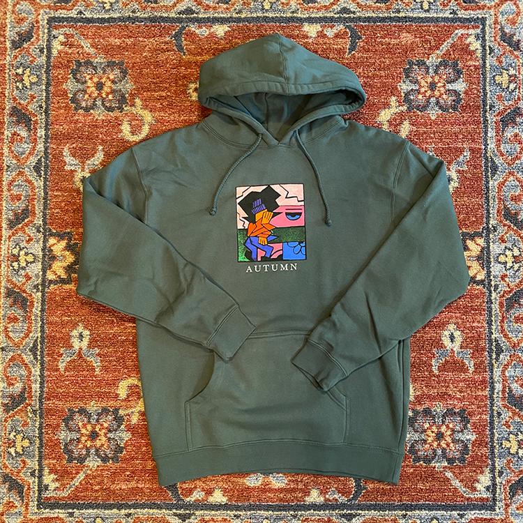 Talkin Hoodie (Forest Green)