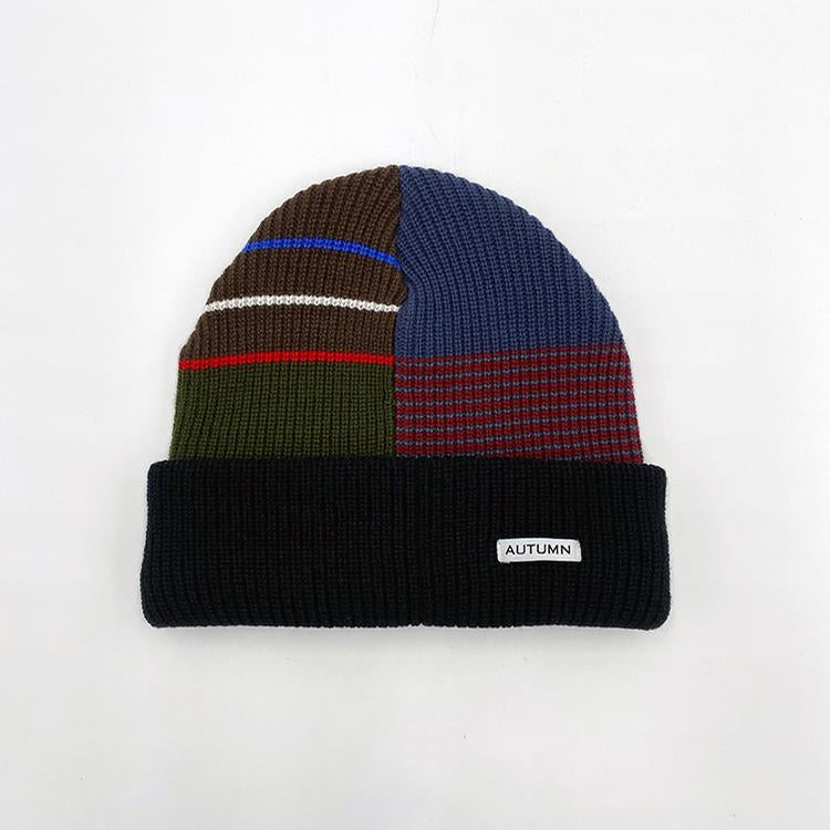 Patchwork Select Beanie (Black)