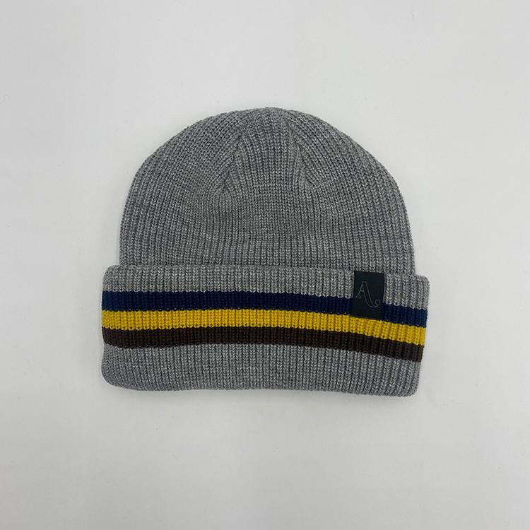 Simple Cuff Beanie (Grey)