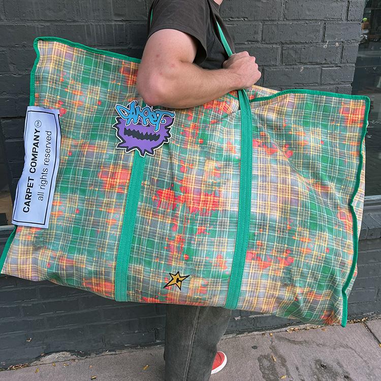 Plaid XXXL Tote Bag