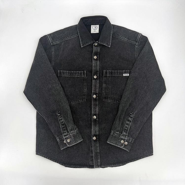 Mike L/S Shirt Denim (Silver Blue)