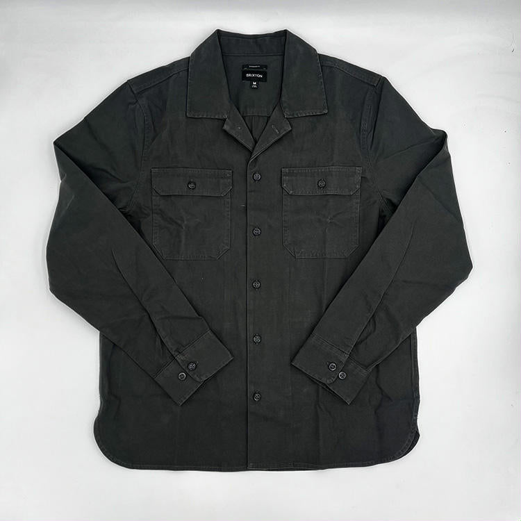 Bowery Surplus L/S Overshirt (Washed Black)