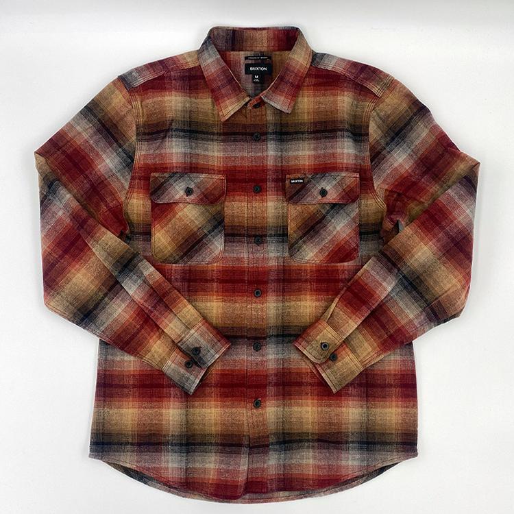 Bowery L/S Flannel (Dark Brick)