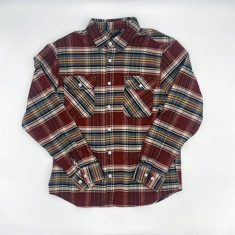 Bowery L/S Flannel (Burnt Henna)