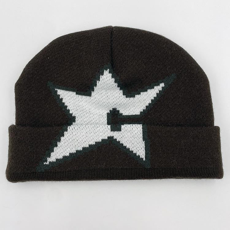C Star Beanie (Brown)