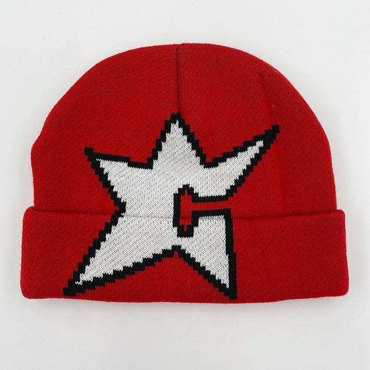 C Star Beanie (Red)