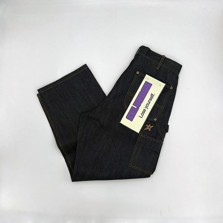 C Star Double Knee Jeans (Raw Denim)