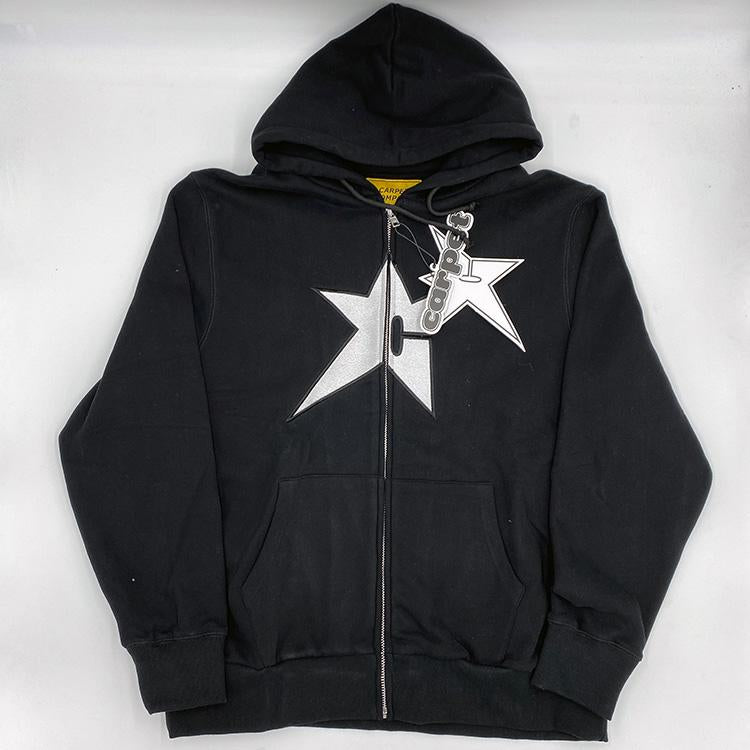 C Star Zip-Up (Black)