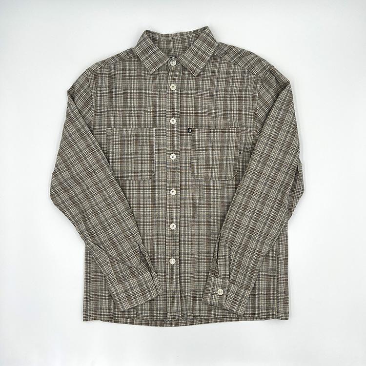 Workers Check L/S Shirt (Black/Bronze)