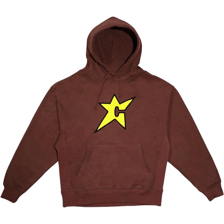Chennille C Star Hoodie (Brown)