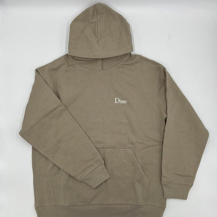 Classic Small Logo Hoodie (Taupe)