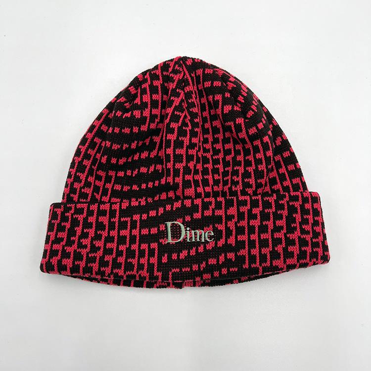 Classic Logo Warp Beanie (Rasberry)