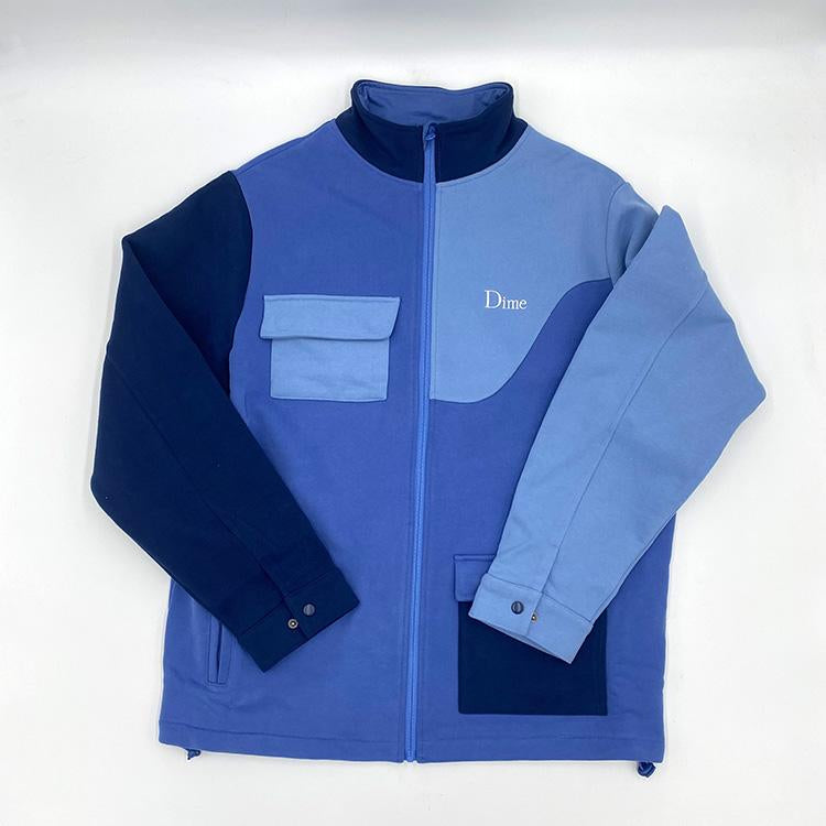 Brushed Cotton Track Jacket (Blue)