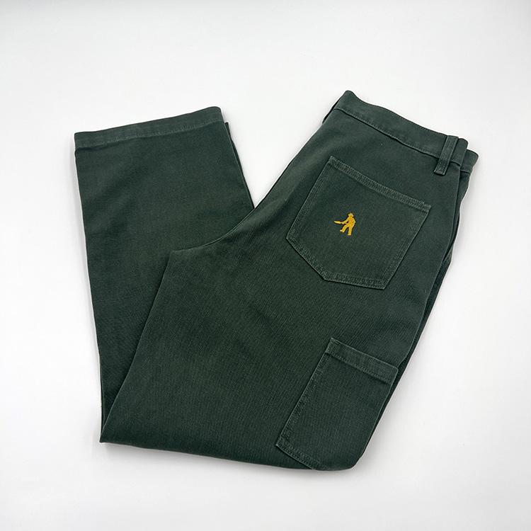 Double Knee Diggers Club Pant (Washed Forest Green)