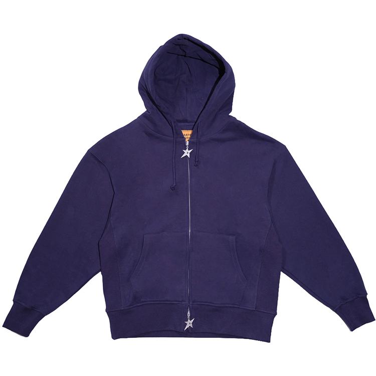 Big C Star Double Zip Hoodie (Blue)