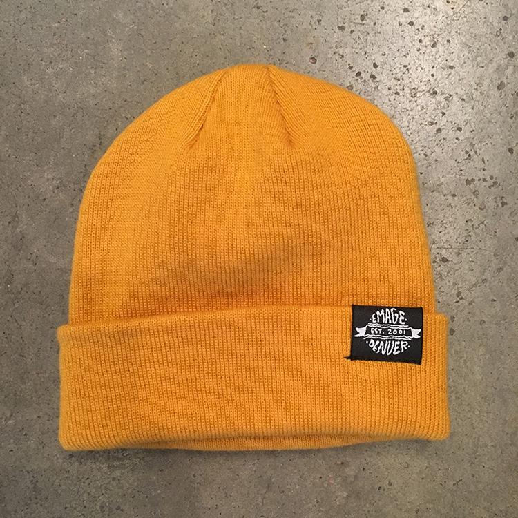 Emage Denver Logo Beanie (Mustard)
