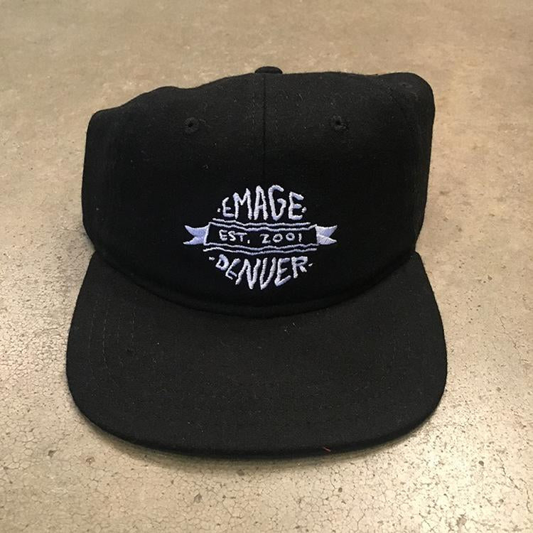 Emage Denver Wool 6 Panel (Black)