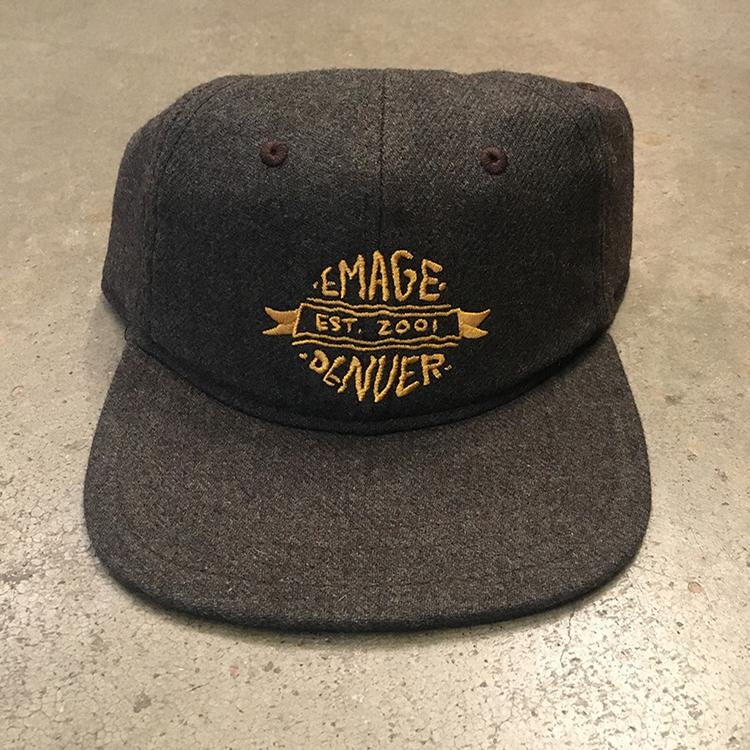 Emage Denver Wool 6 Panel (Olive)