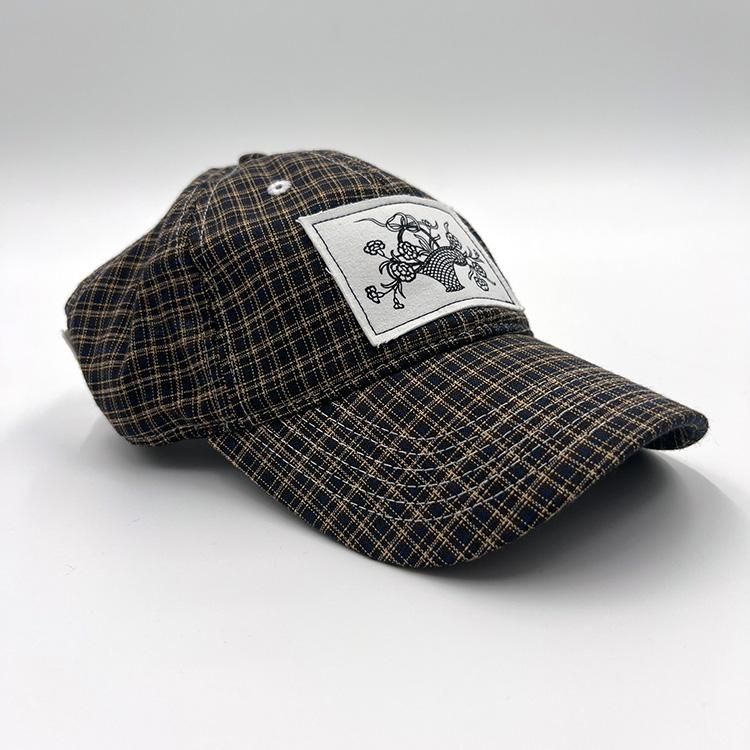 Edible Flowers Leauges Cap (Blue/Brown)