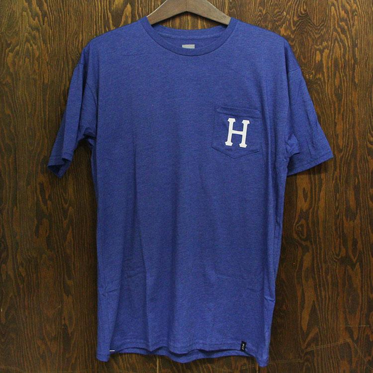 Classic H Pocket tee (Royal Heather)
