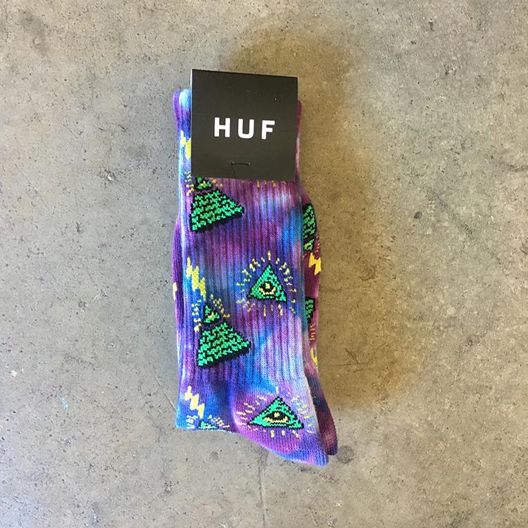 Pyramid Eye Crew Sock (Purple)