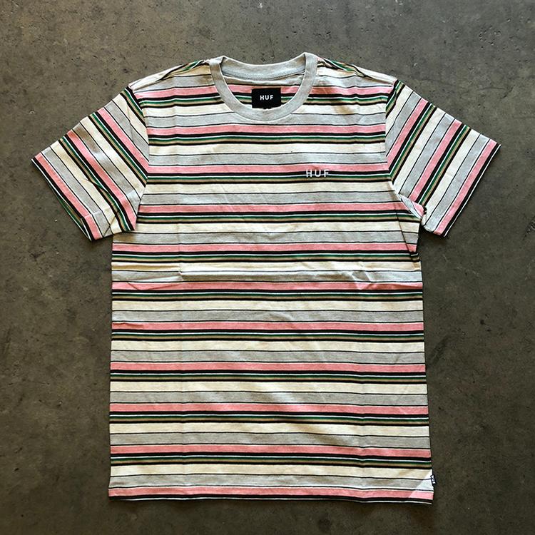Off Shore Stripe Tee (Pink)