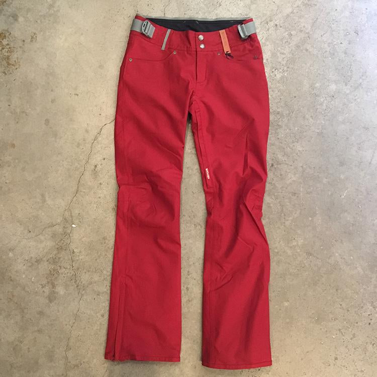 Womens Skinny Standard Pant (Maroon)