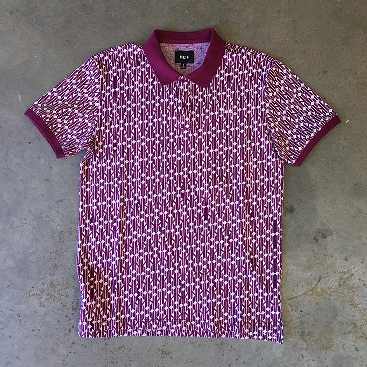 Escher Polo (Burgundy)