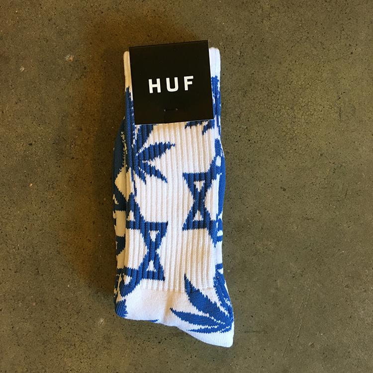 Hanukkah Crew Sock (White)