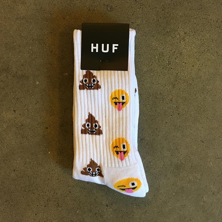 Shit Head Crew Sock (White)