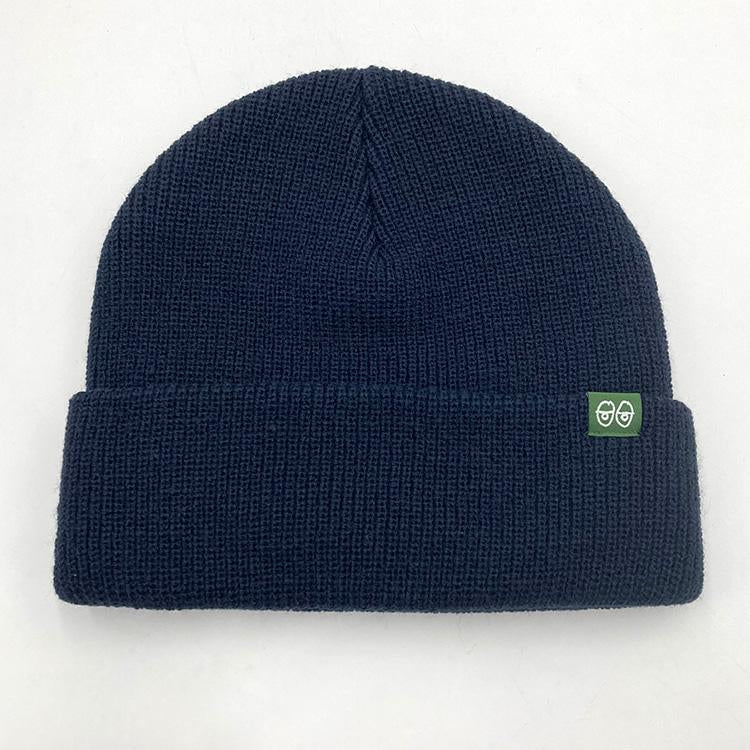 Eyes Clip Beanie (Navy)