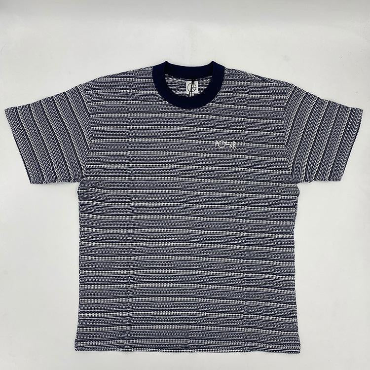Stripe Shin Tee (Navy)