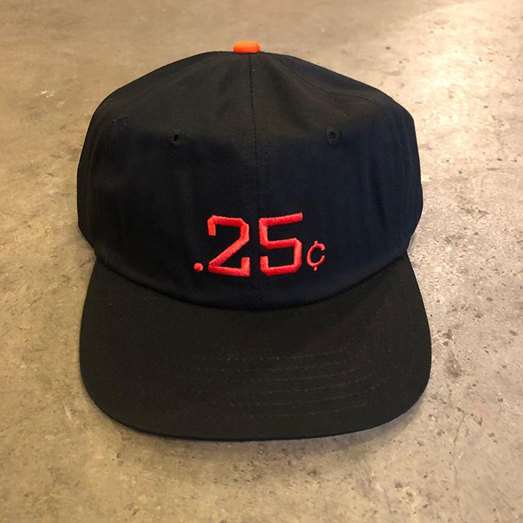 25's Cap (Black/Orange)
